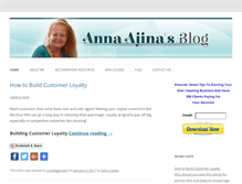 Tablet Screenshot of anna-ajina.com